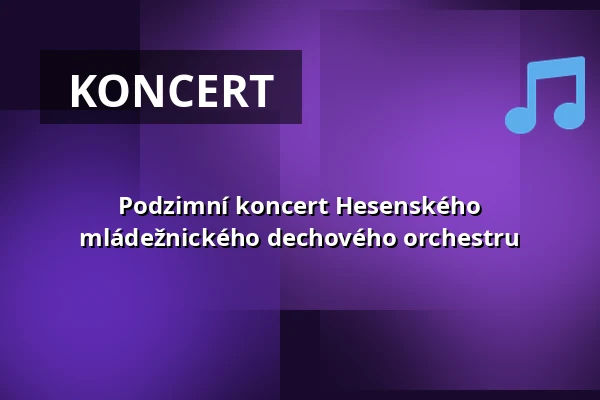 Podzimní koncert Hesenského mládežnického dechového orchestru — Landesmusikakademie Hessen, Schlitz