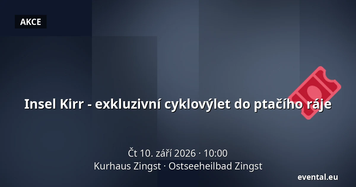 Insel Kirr - exkluzivní cyklovýlet do ptačího ráje — Kurhaus Zingst, Ostseeheilbad Zingst
