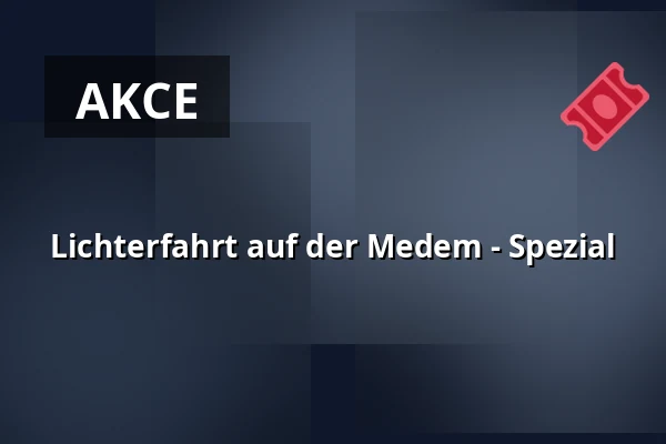 Lichterfahrt auf der Medem - Spezial — Anleger Am Großen Specken, Otterndorf