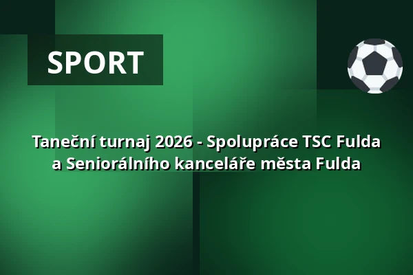 Taneční turnaj 2026 - Spolupráce TSC Fulda a Seniorálního kanceláře města Fulda — Orangerie Fulda, Fulda