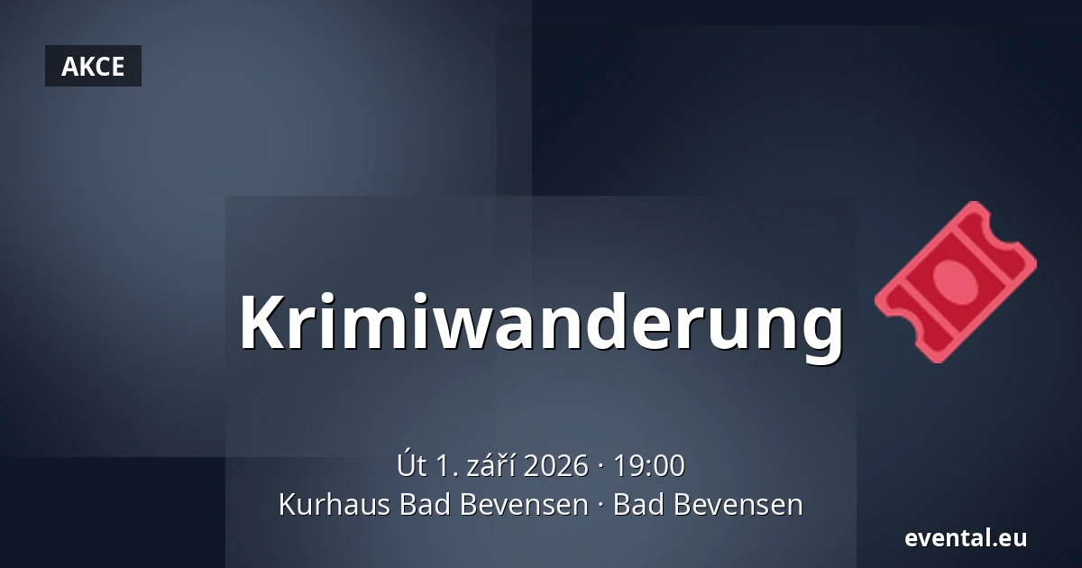 Krimiwanderung — Kurhaus Bad Bevensen, Bad Bevensen