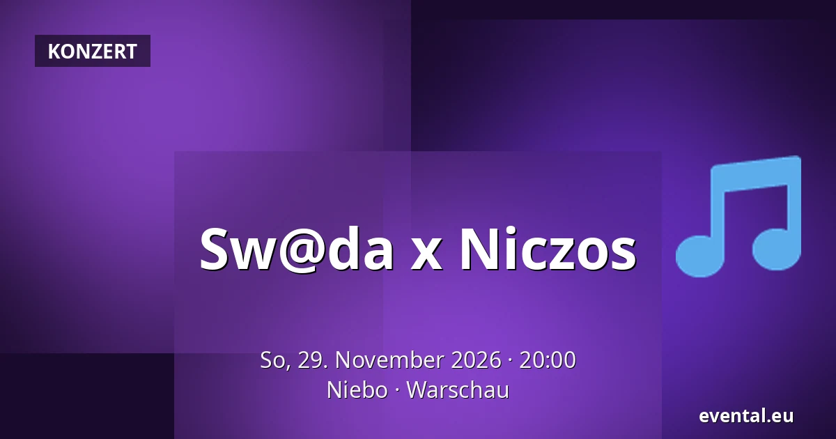 Sw@da x Niczos — Niebo, Warschau