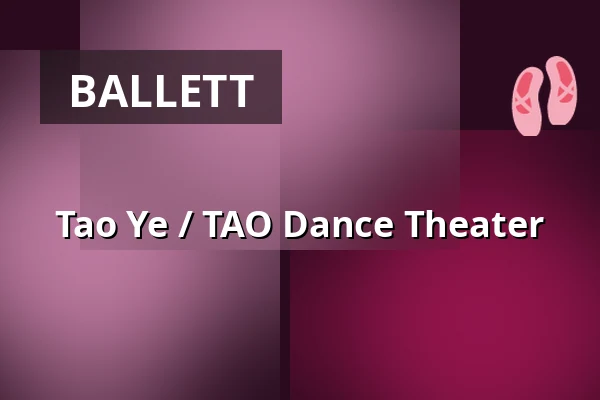 Tao Ye / TAO Dance Theater — Volkstheater Wien, Wien