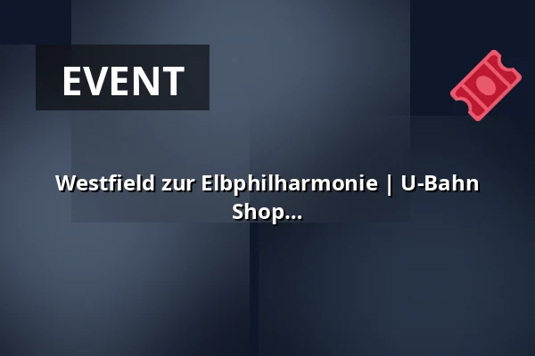 Westfield zur Elbphilharmonie | U-Bahn Station Überseequartier vor dem HARIBO Shop — U-Bahn Station Überseequartier vor dem HARIBO Shop, Hamburg