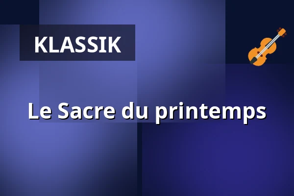 Le Sacre du printemps — Stadthalle Sindelfingen, Sindelfingen