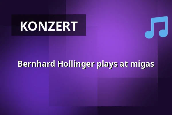 Bernhard Hollinger plays at migas — migas, a listening bar, Berlin