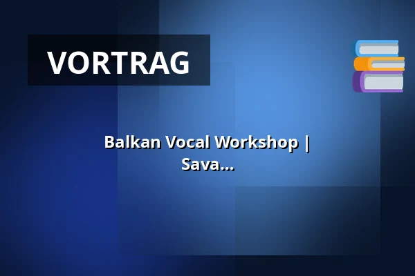 Balkan Vocal Workshop |
Serbisch-Orthodoxe Kirche des Heiligen Sava — Serbisch-Orthodoxe Kirche des Heiligen Sava, Düsseldorf