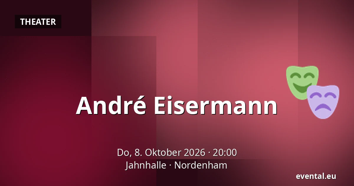 André Eisermann — Jahnhalle, Nordenham