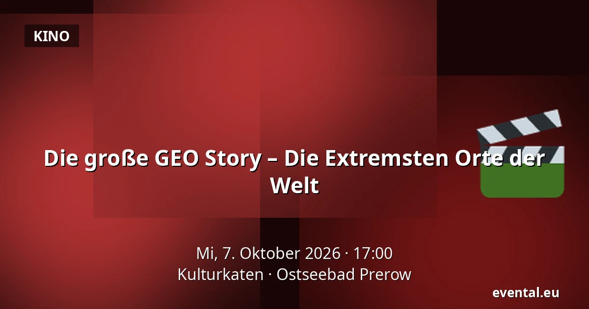 Die große GEO Story – Die Extremsten Orte der Welt — Kulturkaten, Ostseebad Prerow