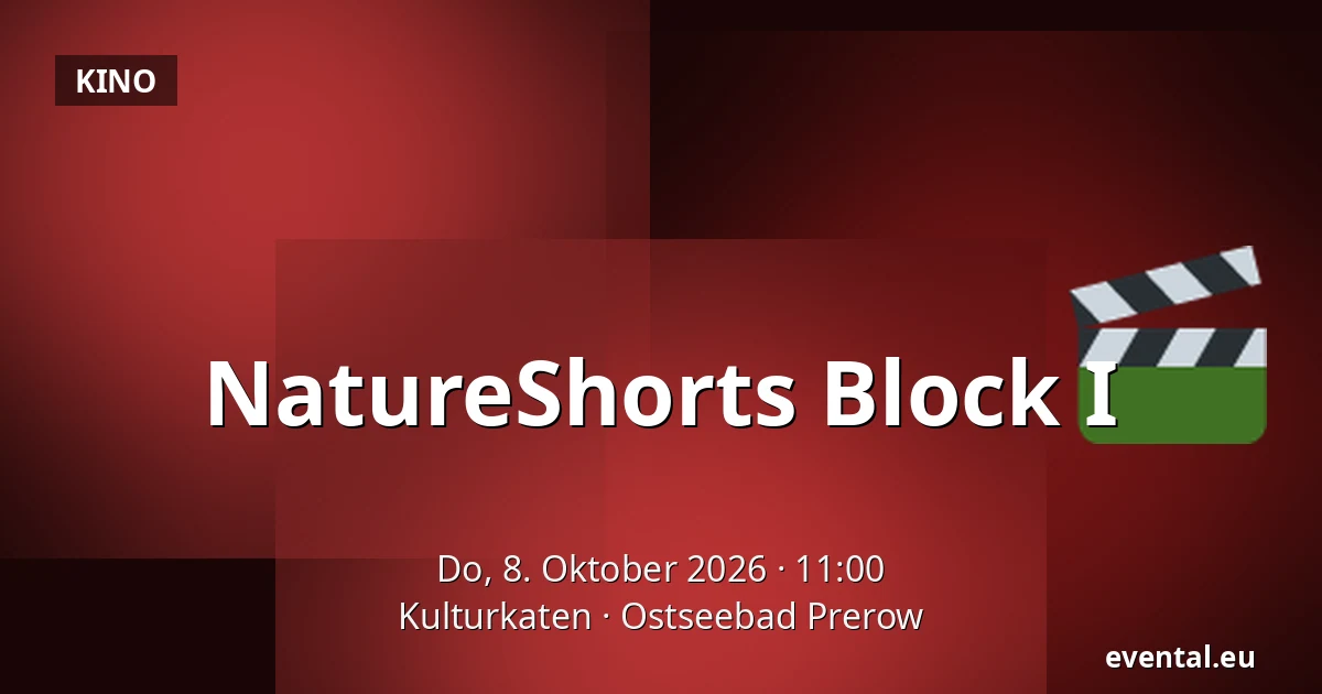 NatureShorts Block I — Kulturkaten, Ostseebad Prerow
