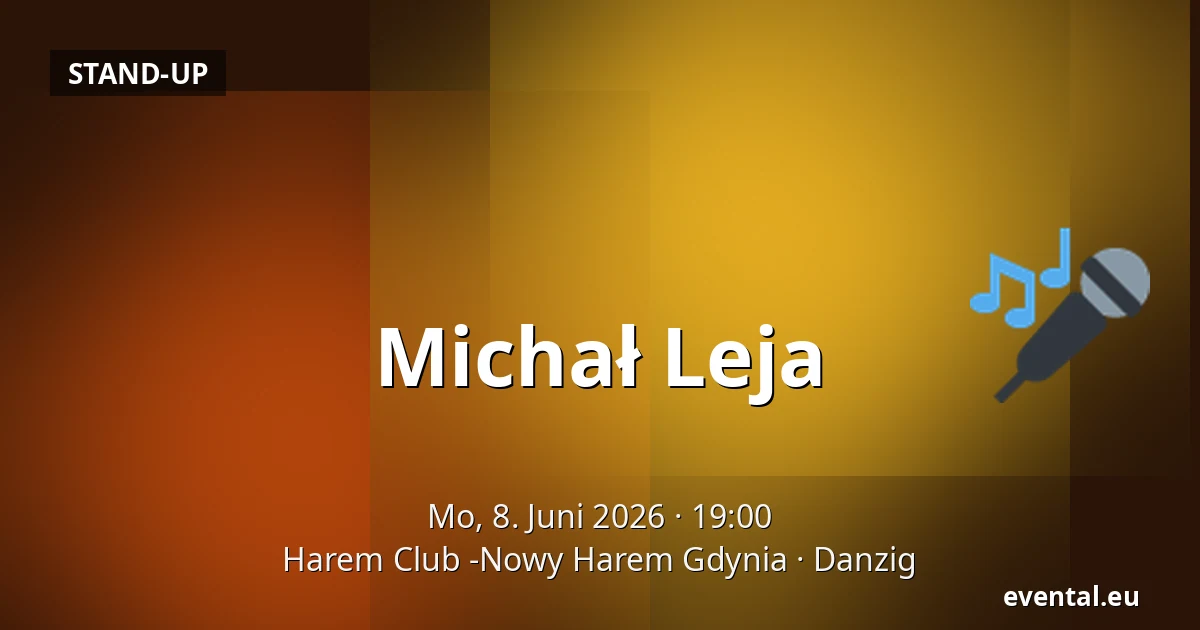 Michał Leja — Harem Club -Nowy Harem Gdynia, Danzig