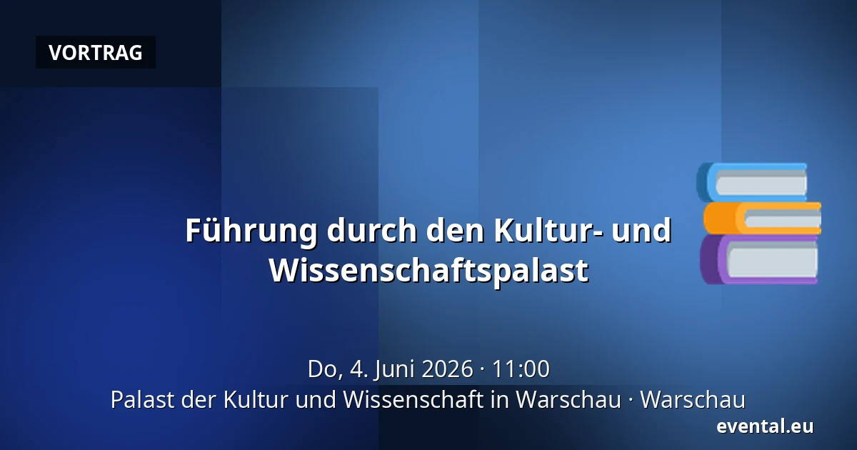 Führung durch den Kultur- und Wissenschaftspalast — Palast der Kultur und Wissenschaft in Warschau, Warschau
