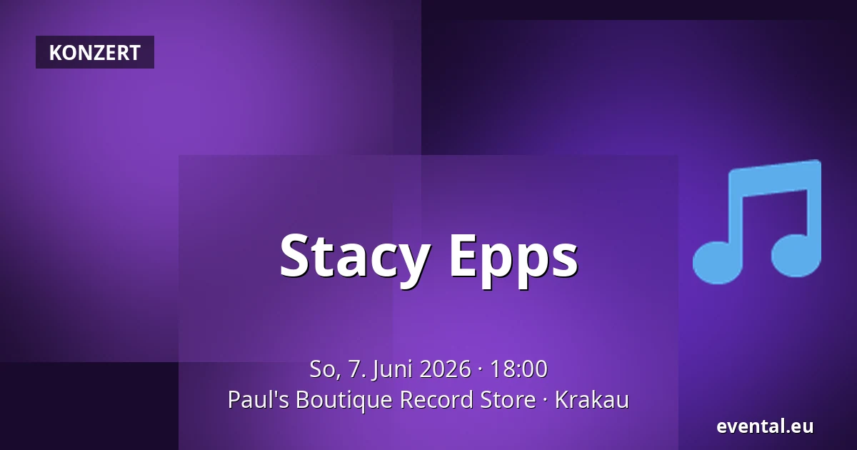 Stacy Epps — Paul's Boutique Record Store, Krakau
