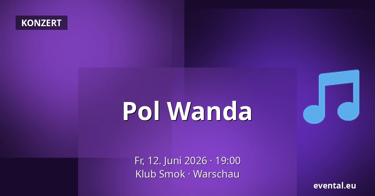 Pol Wanda — Klub Smok, Warschau