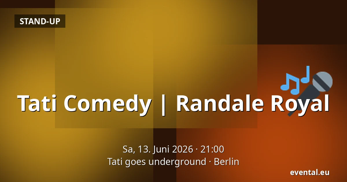 Tati Comedy | Randale Royal — Tati goes underground, Berlin