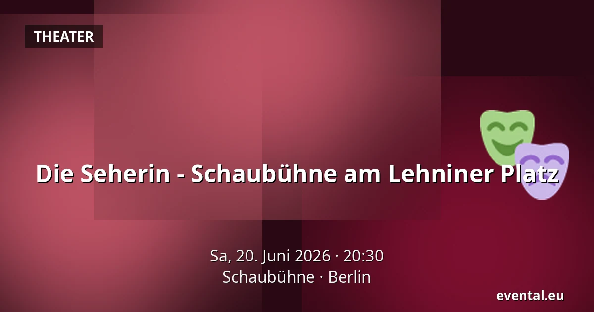 Die Seherin - Schaubühne am Lehniner Platz — Schaubühne, Berlin