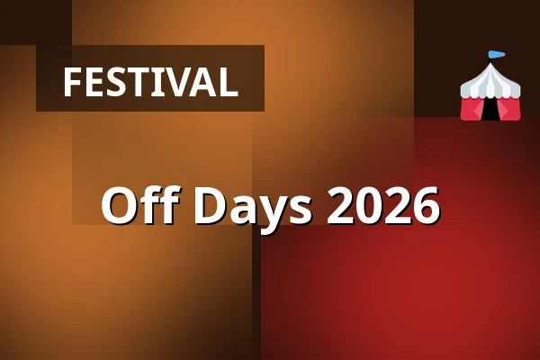 Off Days 2026 — Columbiahalle, Berlin