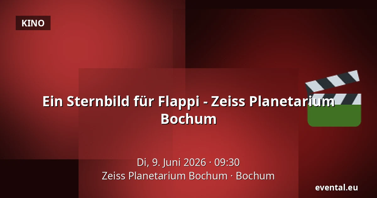Ein Sternbild für Flappi - Zeiss Planetarium Bochum — Zeiss Planetarium Bochum, Bochum