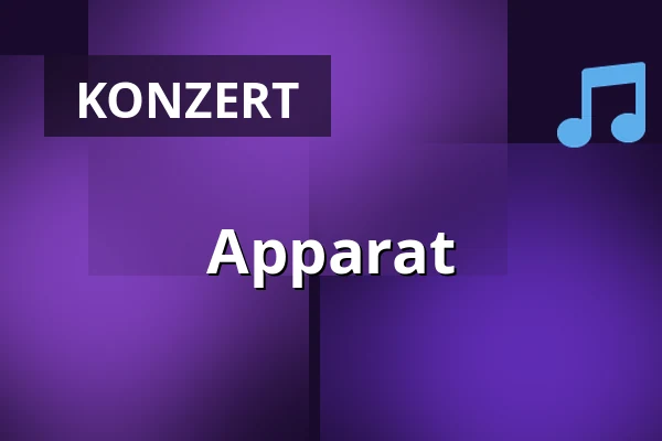 Apparat — Theater des Westens, Berlin