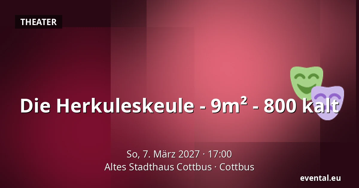 Die Herkuleskeule - 9m² - 800 kalt — Altes Stadthaus Cottbus, Cottbus
