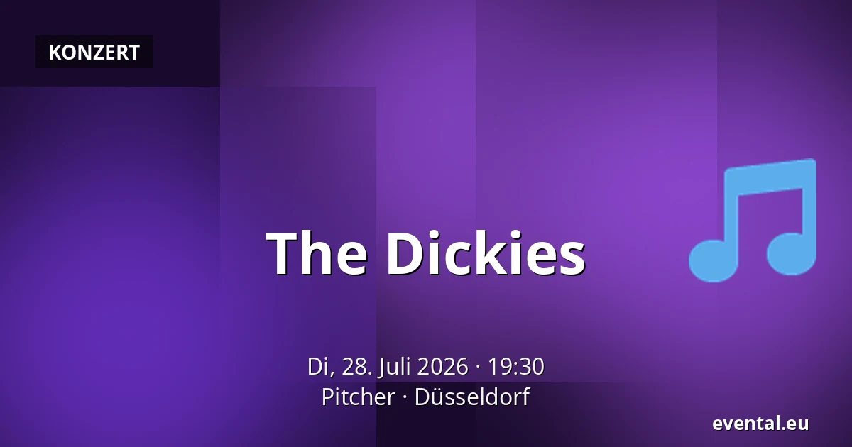 The Dickies — Pitcher, Düsseldorf