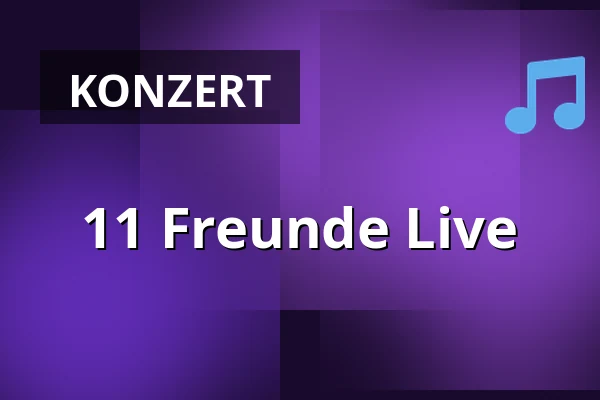 11 Freunde Live — zakk Club, Düsseldorf