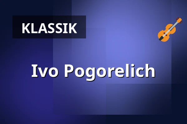 Ivo Pogorelich — Alte Oper Frankfurt, Frankfurt