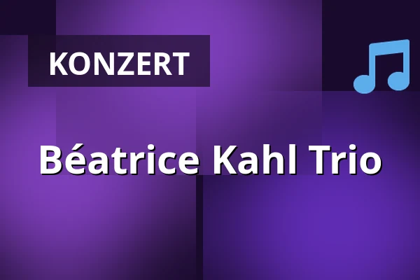 Béatrice Kahl Trio — Jazz Club Hannover, Hannover