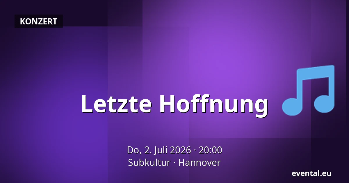 Letzte Hoffnung — Subkultur, Hannover