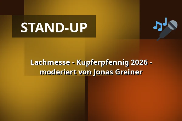 Lachmesse - Kupferpfennig 2026 - moderiert von Jonas Greiner — academixer, Leipzig