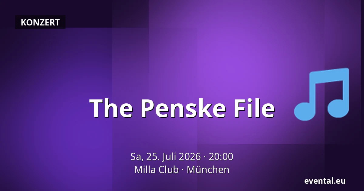 The Penske File — Milla Club, München