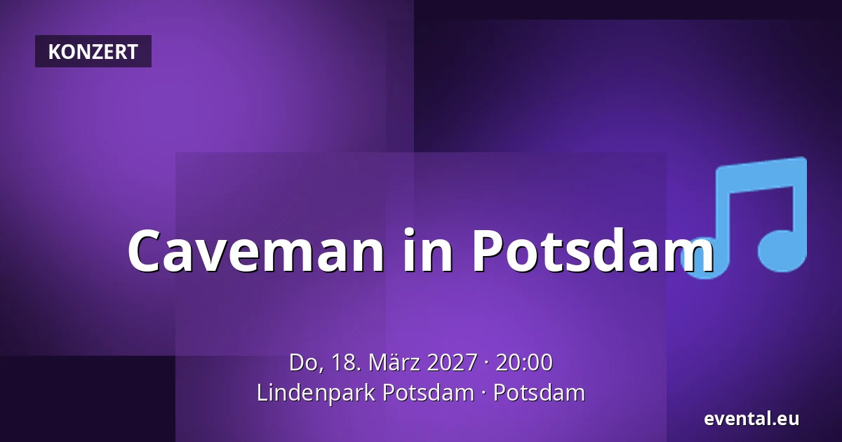 Caveman in Potsdam — Lindenpark Potsdam, Potsdam