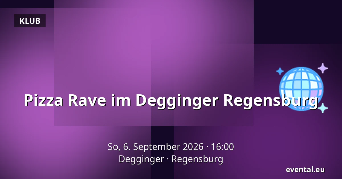 Pizza Rave im Degginger Regensburg — Degginger, Regensburg