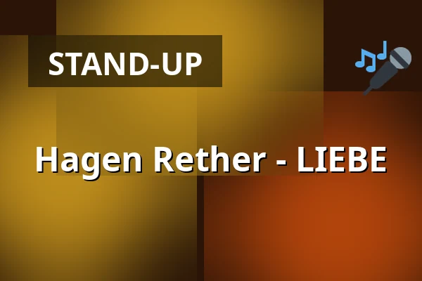 Hagen Rether - LIEBE — Karl-Diehl-Halle, Röthenbach an der Pegnitz