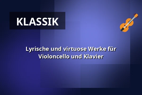 Lyrische und virtuose Werke für Violoncello und Klavier — Scharwenka Kulturforum, Bad Saarow