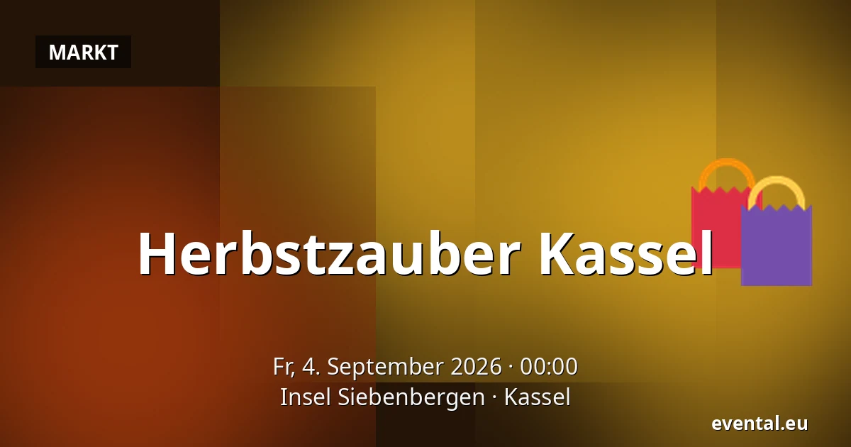 Herbstzauber Kassel — Insel Siebenbergen, Kassel