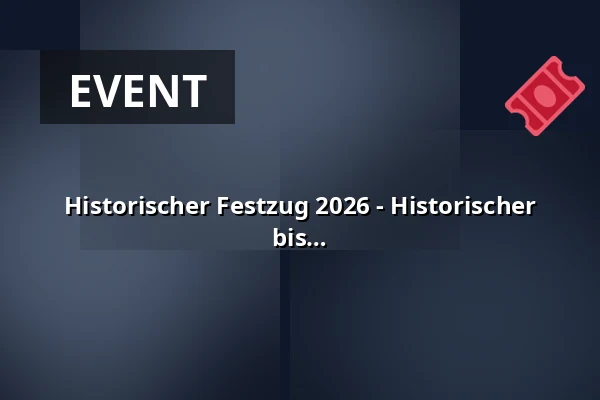Historischer Festzug 2026 - Historischer Festzug mit Gruppen von der Staufer-Zeit bis Bismarck-Ära. — Marktplatz Biberach, Biberach