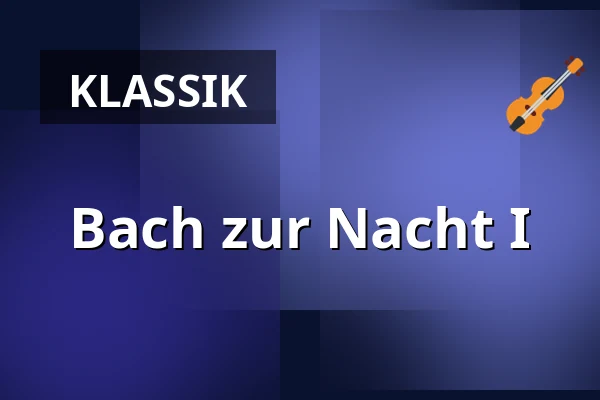 Bach zur Nacht I — Kaiserdom, Speyer