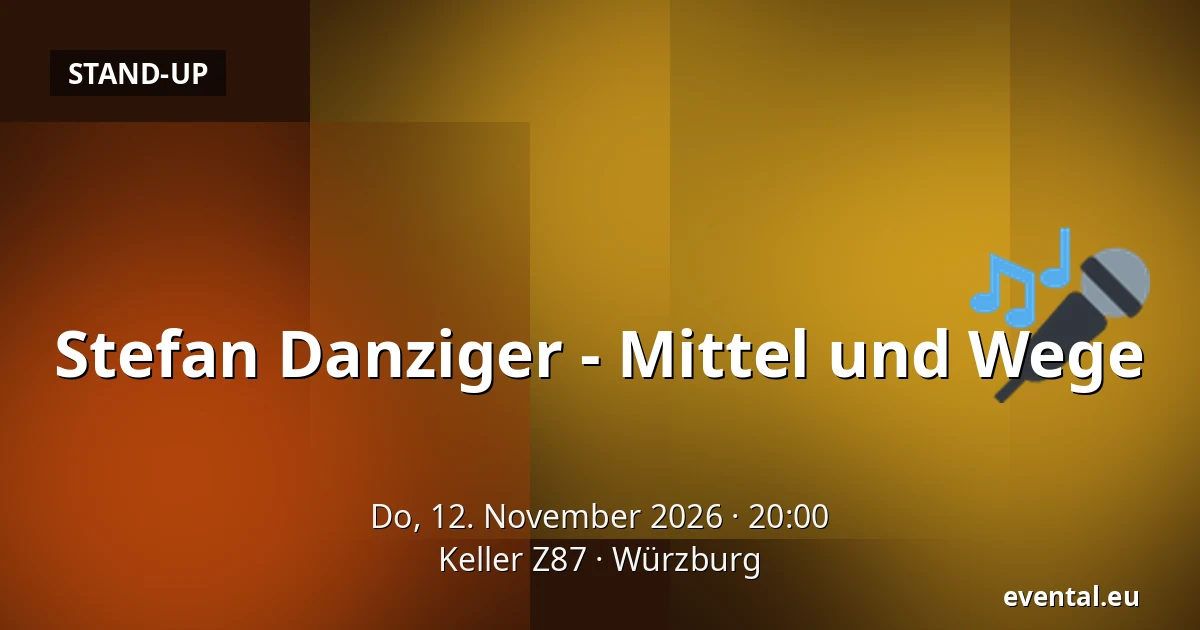 Stefan Danziger - Mittel und Wege — Keller Z87, Würzburg