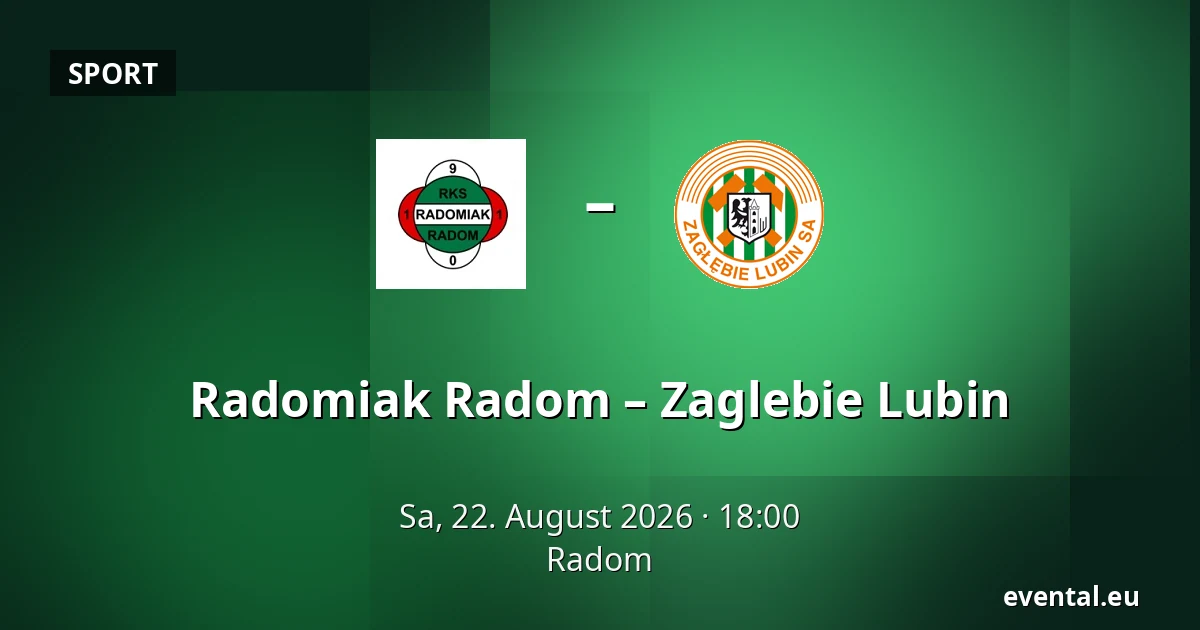 Radomiak Radom – Zaglebie Lubin — Radom