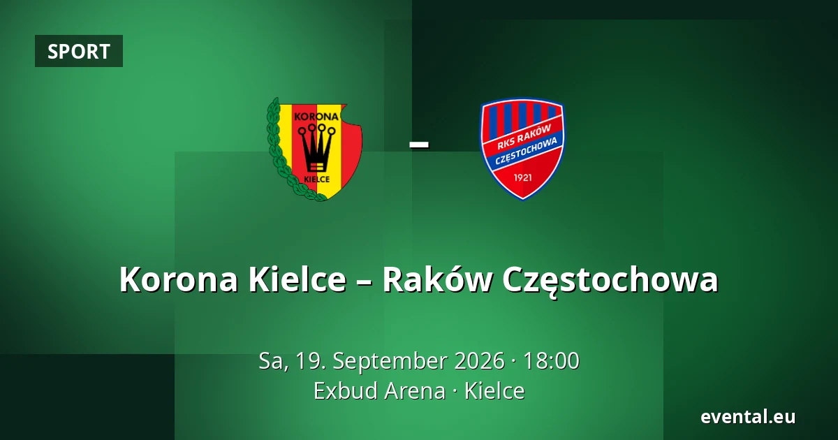 Korona Kielce – Raków Częstochowa — Exbud Arena, Kielce