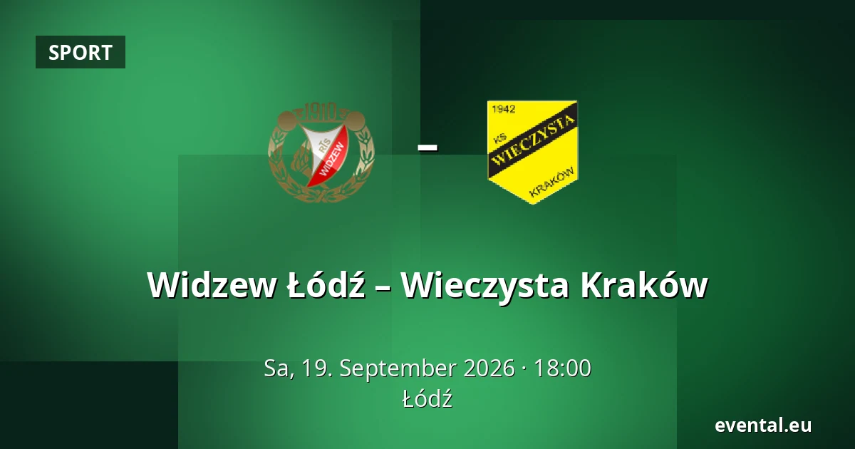 Widzew Łódź – Wieczysta Kraków — Łódź