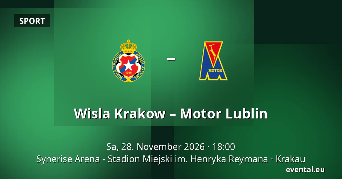 Wisla Krakow – Motor Lublin — Synerise Arena - Stadion Miejski im. Henryka Reymana, Krakau