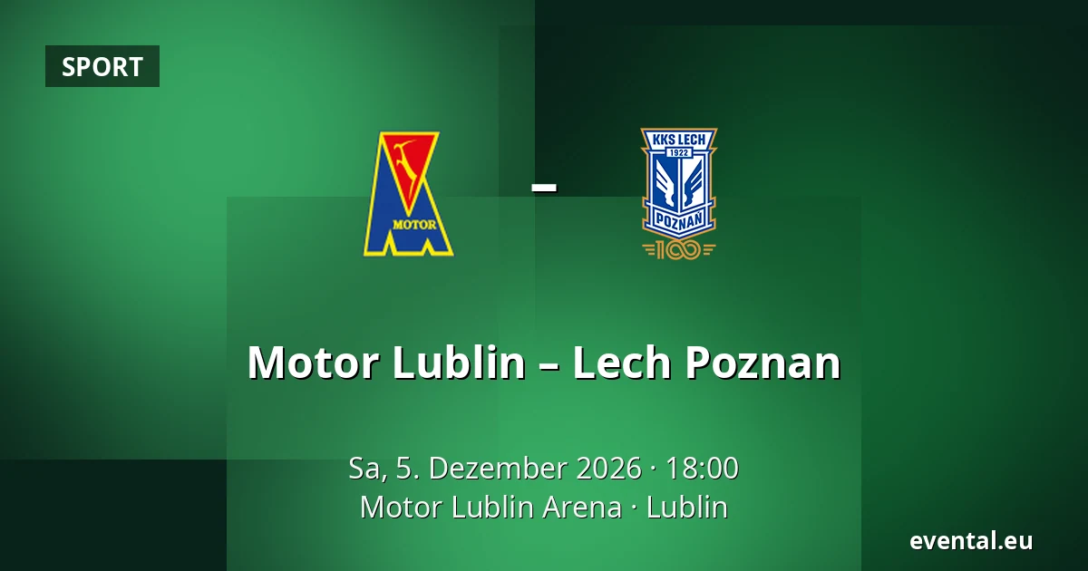 Motor Lublin – Lech Poznan — Motor Lublin Arena, Lublin