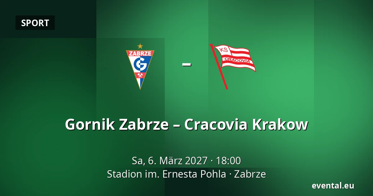 Gornik Zabrze – Cracovia Krakow — Stadion im. Ernesta Pohla, Zabrze