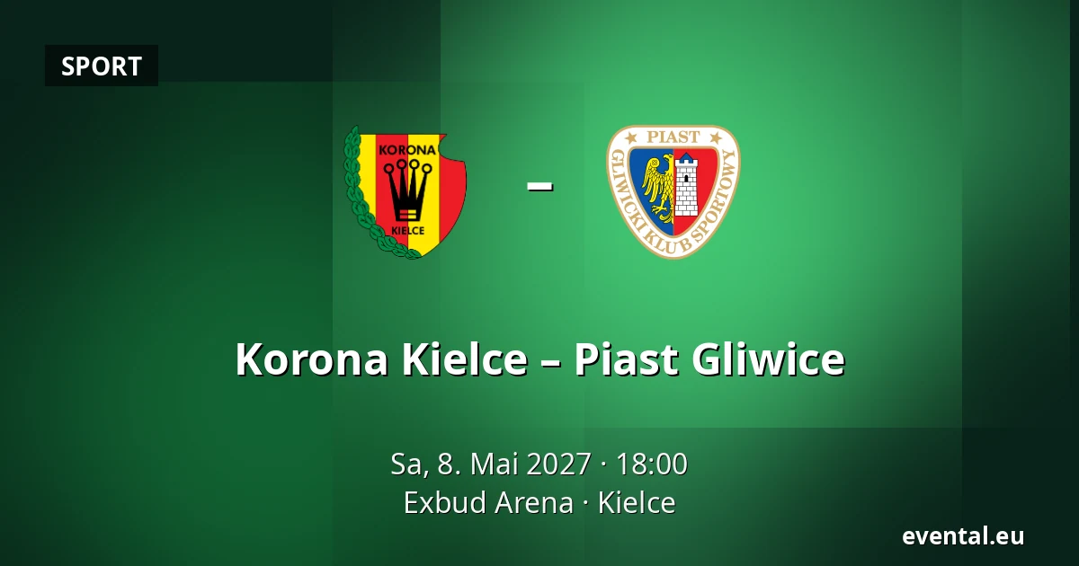 Korona Kielce – Piast Gliwice — Exbud Arena, Kielce