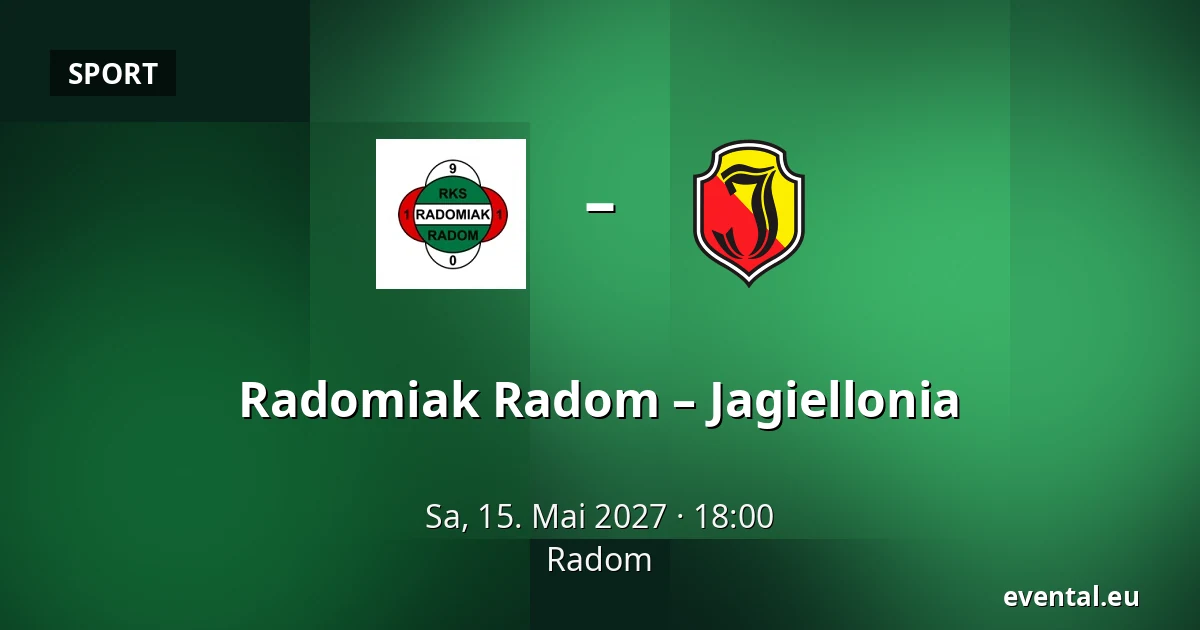 Radomiak Radom – Jagiellonia — Radom