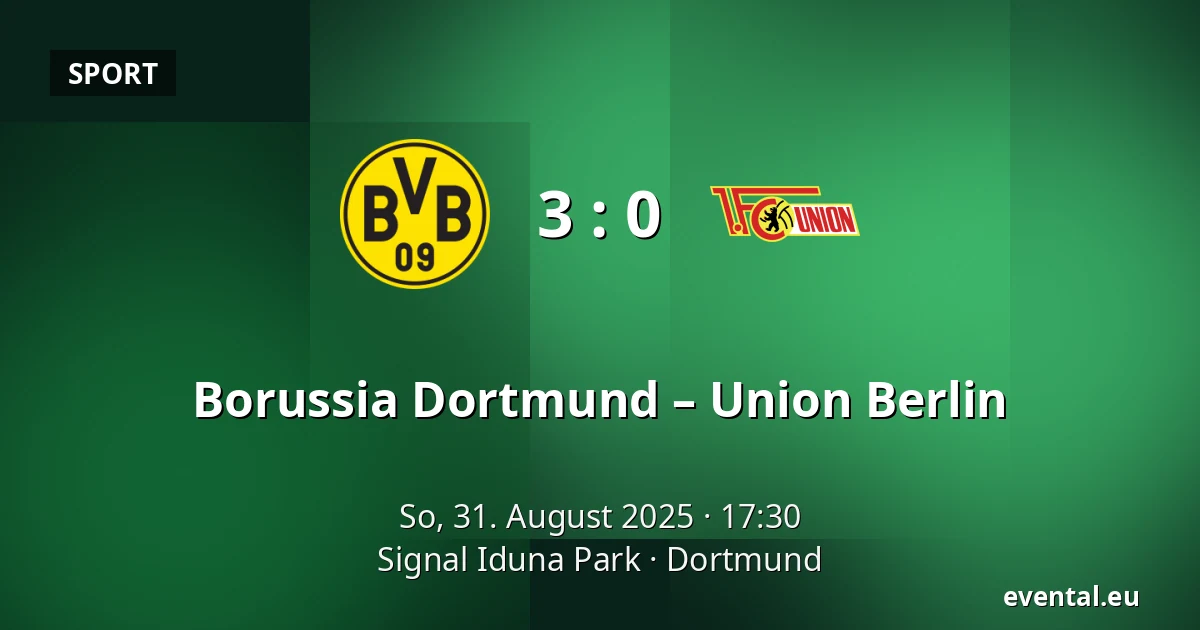 Borussia Dortmund – Union Berlin — Signal Iduna Park, Dortmund