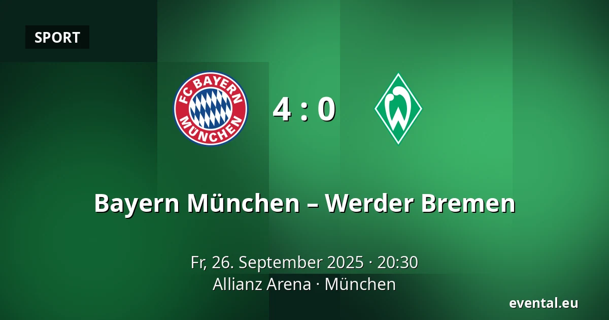 Bayern München – Werder Bremen — Allianz Arena, München