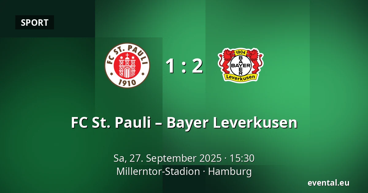 FC St. Pauli – Bayer Leverkusen — Millerntor-Stadion, Hamburg